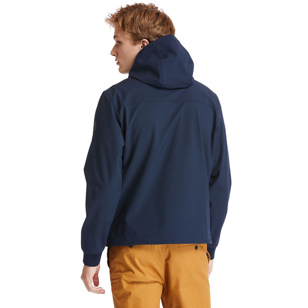 Timberland Mens Jackets Mt. Waumbeck Hooded Softshell - Navy - India AS8397412